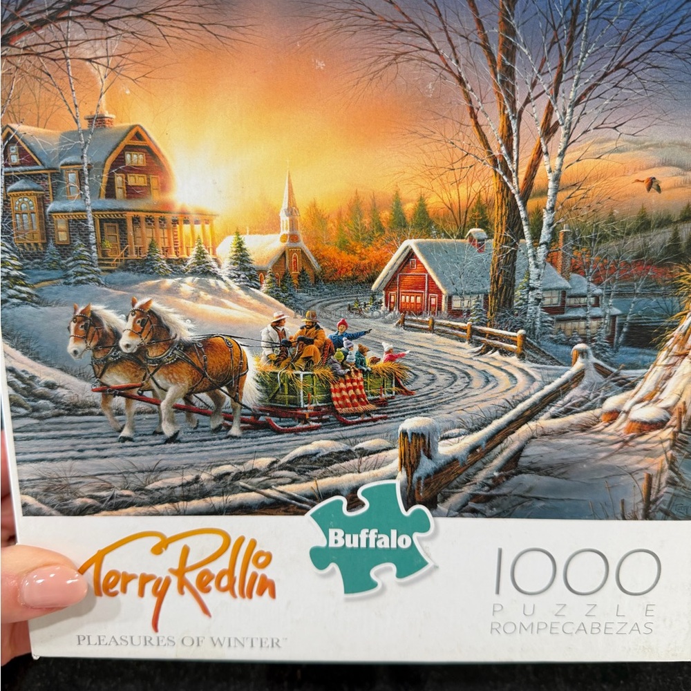 Pleasure of Winter- Terry Redlin Puzzle- NEW